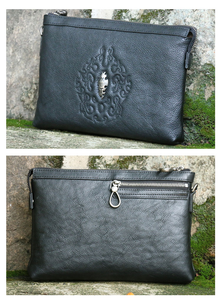 Whatna アンティーク風合い鞣し天然牛革 セカンドバッグ メンズ クラッチ バッグ IPAD9.7収納 本革 結婚式 披露宴 バッグ カジュアルフォーマル ビジネス 冠婚葬祭 バッグ 男性用 紳士用 ブラウン 黒 DNS315326-2