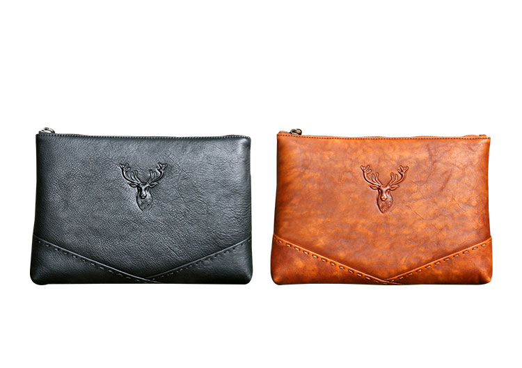 Whatna アンティーク風合い鞣し天然牛革 セカンドバッグ メンズ クラッチ バッグ IPAD9.7収納 本革 結婚式 披露宴 バッグ カジュアルフォーマル ビジネス 冠婚葬祭 バッグ 男性用 紳士用 ブラウン 黒 DNS315320-1