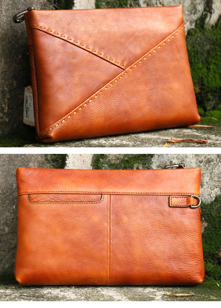 Whatna アンティーク風合い鞣し天然牛革 セカンドバッグ メンズ クラッチ バッグ ipad10.5収納 本革 結婚式 披露宴 バッグ カジュアルフォーマル ビジネス 冠婚葬祭 バッグ 男性用 紳士用 ブラウン 黒 DNS31545-1