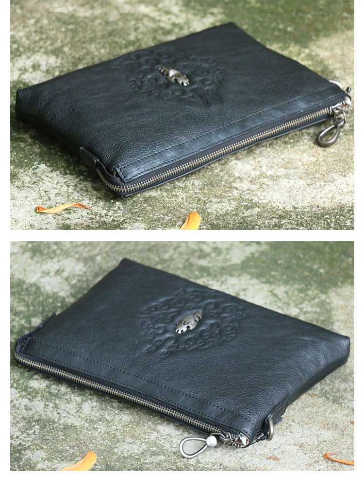 Whatna アンティーク風合い鞣し天然牛革 セカンドバッグ メンズ クラッチ バッグ IPAD9.7収納 本革 結婚式 披露宴 バッグ カジュアルフォーマル ビジネス 冠婚葬祭 バッグ 男性用 紳士用 ブラウン 黒 DNS315326-3