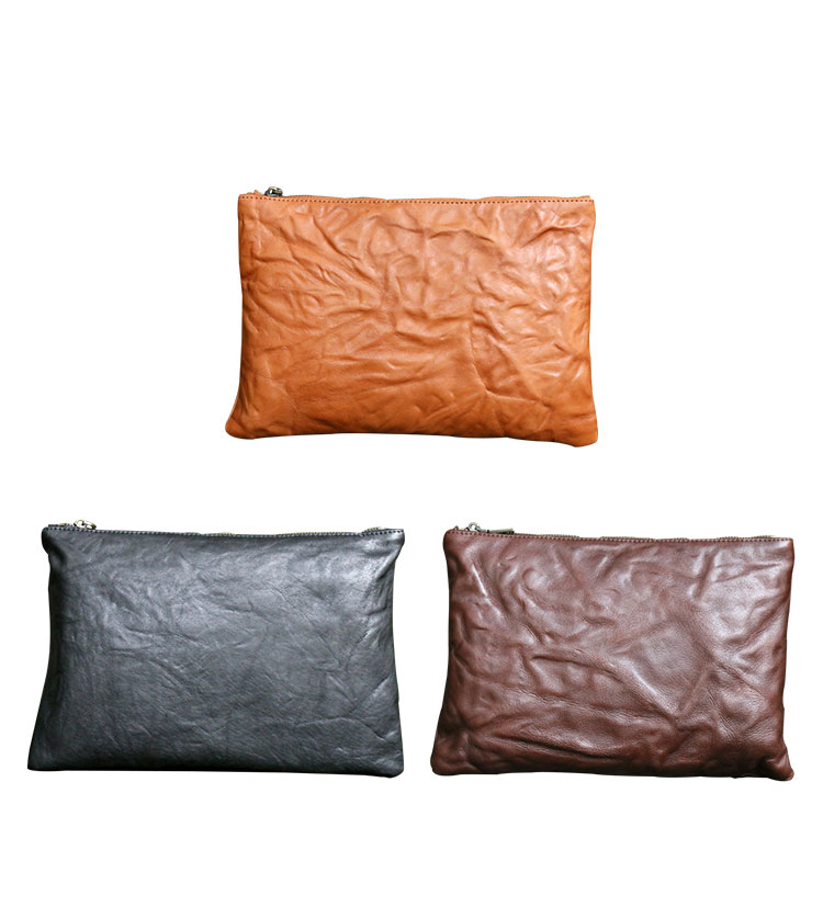 Whatna アンティーク風合い鞣し天然牛革 セカンドバッグ メンズ クラッチ バッグ A4 IPAD10.5収納 本革 結婚式 披露宴 バッグ カジュアルフォーマル ビジネス 冠婚葬祭 バッグ 男性用 紳士用 ブラウン 黒 DNS31569-1