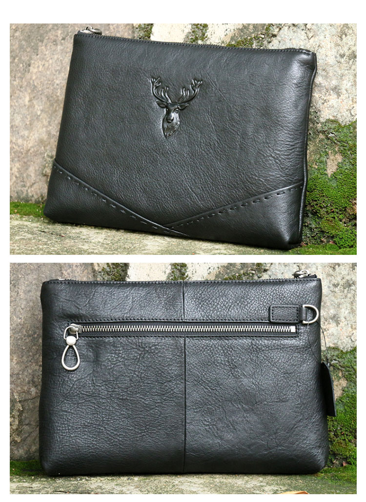 Whatna アンティーク風合い鞣し天然牛革 セカンドバッグ メンズ クラッチ バッグ IPAD9.7収納 本革 結婚式 披露宴 バッグ カジュアルフォーマル ビジネス 冠婚葬祭 バッグ 男性用 紳士用 ブラウン 黒 DNS315320-2