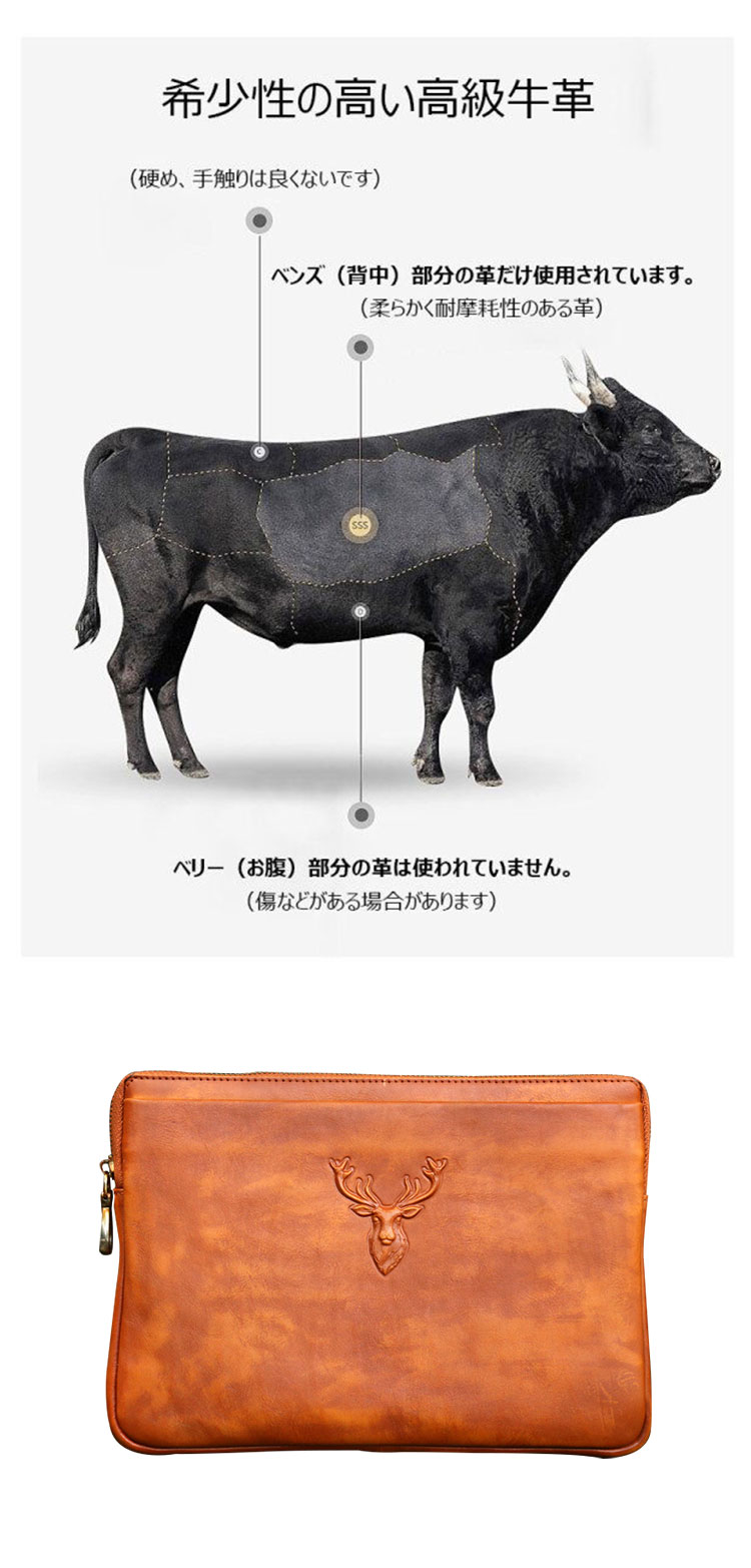 Whatna アンティーク風合い鞣し天然牛革 セカンドバッグ メンズ クラッチ バッグ IPAD9.7収納 本革 結婚式 披露宴 バッグ カジュアルフォーマル ビジネス 冠婚葬祭 バッグ 男性用 紳士用 ブラウン 黒 DNS31546-8