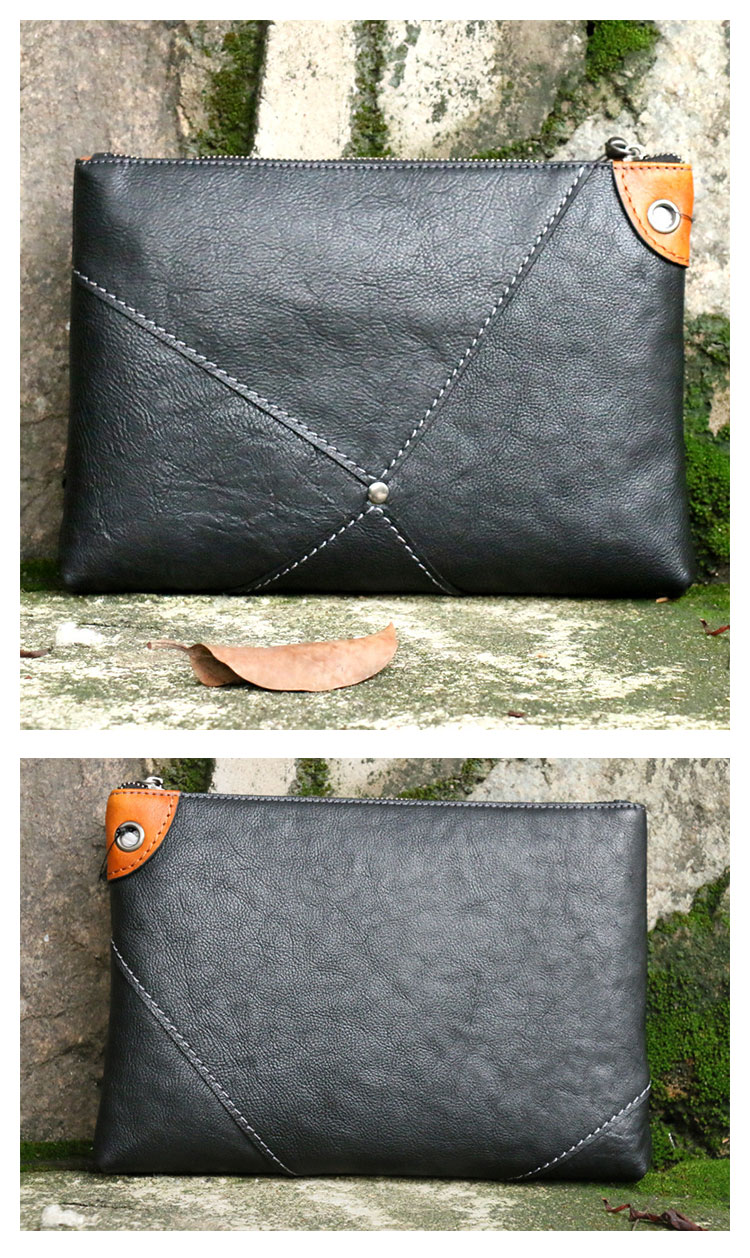 Whatna アンティーク風合い鞣し天然牛革 セカンドバッグ メンズ クラッチ バッグ IPAD10.5収納 本革 結婚式 披露宴 バッグ カジュアルフォーマル ビジネス 冠婚葬祭 バッグ 男性用 紳士用 ブラウン 黒 DNS31536-1