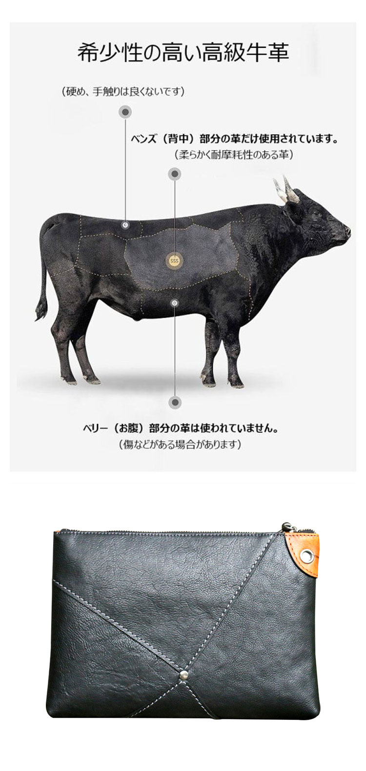 Whatna アンティーク風合い鞣し天然牛革 セカンドバッグ メンズ クラッチ バッグ IPAD10.5収納 本革 結婚式 披露宴 バッグ カジュアルフォーマル ビジネス 冠婚葬祭 バッグ 男性用 紳士用 ブラウン 黒 DNS31536-6