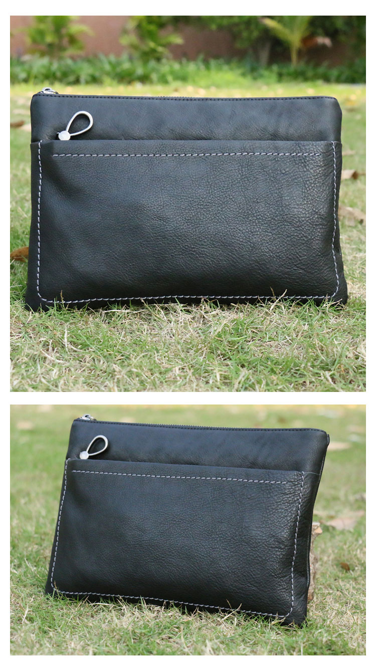 Whatna アンティーク風合い鞣し天然牛革 セカンドバッグ メンズ クラッチ バッグ IPAD10.5収納 本革 結婚式 披露宴 バッグ カジュアルフォーマル ビジネス 冠婚葬祭 バッグ 男性用 紳士用 ブラウン 黒 DNS315316-2