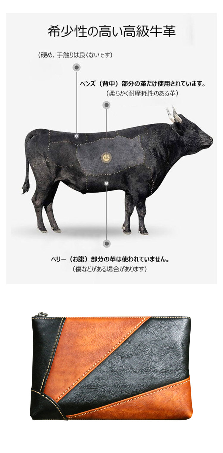 Whatna アンティーク風合い鞣し天然牛革 セカンドバッグ メンズ クラッチ バッグ IPAD9.7収納 本革 結婚式 披露宴 バッグ カジュアルフォーマル ビジネス 冠婚葬祭 バッグ 男性用 紳士用 ブラウン 黒 DNS31541-6