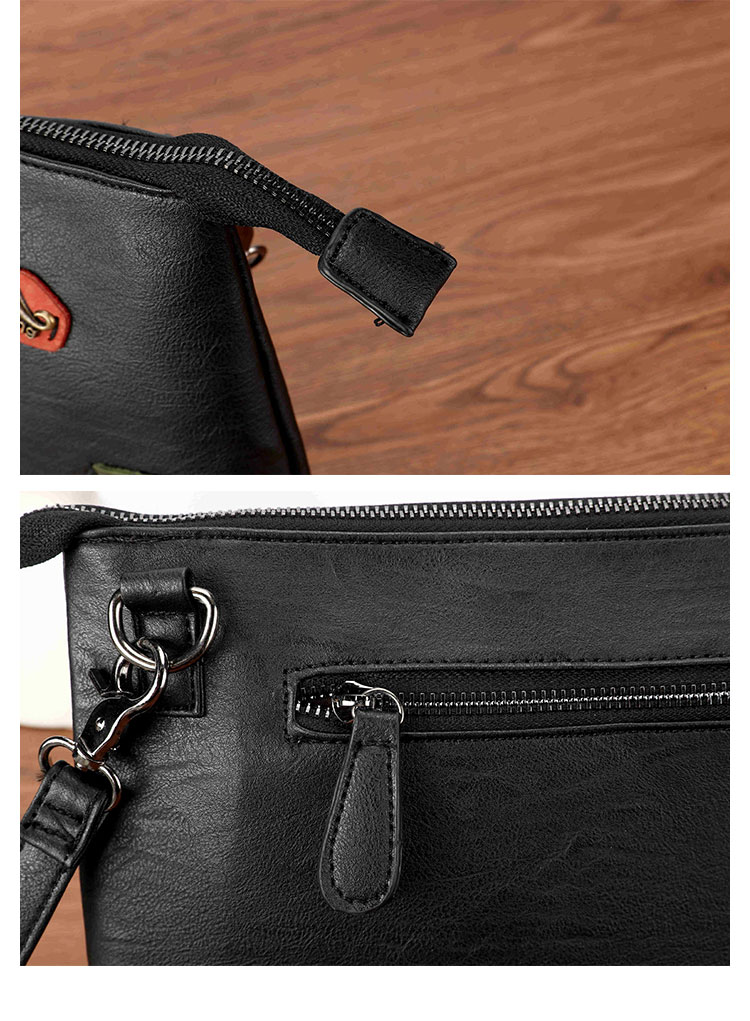 Whatna 2way 革セカンド バッグ メンズ ショルダーバック [クラッチ 肩掛け 結婚式 バッグ] ファイルバッグ ipad 10.5 A4 収納可 大さめ 手持ちバッグ ビジネス カジュアル フォーマル 冠婚葬祭 紳士用 男性用 黒（8764）-6