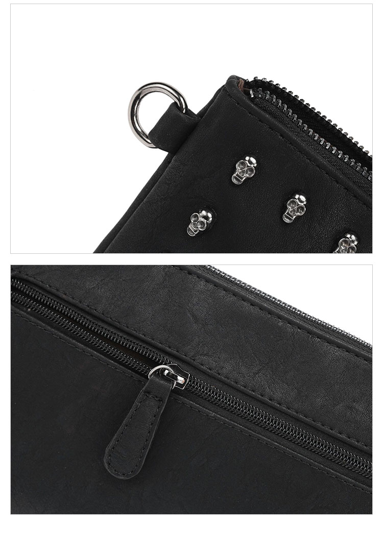 Whatna 2way 革セカンド バッグ メンズ ショルダーバック [クラッチ 肩掛け 結婚式 バッグ] ファイルバッグ ipad 10.5 A4 収納可 大さめ 手持ちバッグ ビジネス カジュアル フォーマル 冠婚葬祭 紳士用 男性用 黒（8875）-6