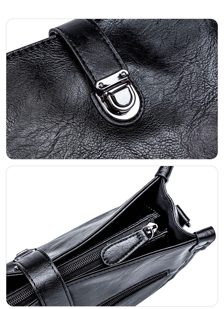 Whatna 2way 革セカンド バッグ メンズ ショルダーバック [クラッチ 肩掛け 結婚式 バッグ] ファイルバッグ ipad 13.3 A4 収納可 大さめ 手持ちバッグ ビジネス カジュアル フォーマル 冠婚葬祭 紳士用 男性用 黒（9800）-5