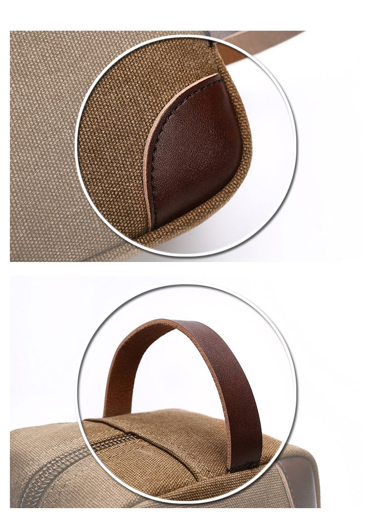 Whatna 帆布 ミニセカンドバッグ メンズ クラッチ バッグ 小さい 化粧かば キャンバス カジュアル フォーマル 冠婚葬祭 結婚式 バッグ 手持ち バッグ 小鞄 紳士用 男性用 ポーチ バッグ 6041-9