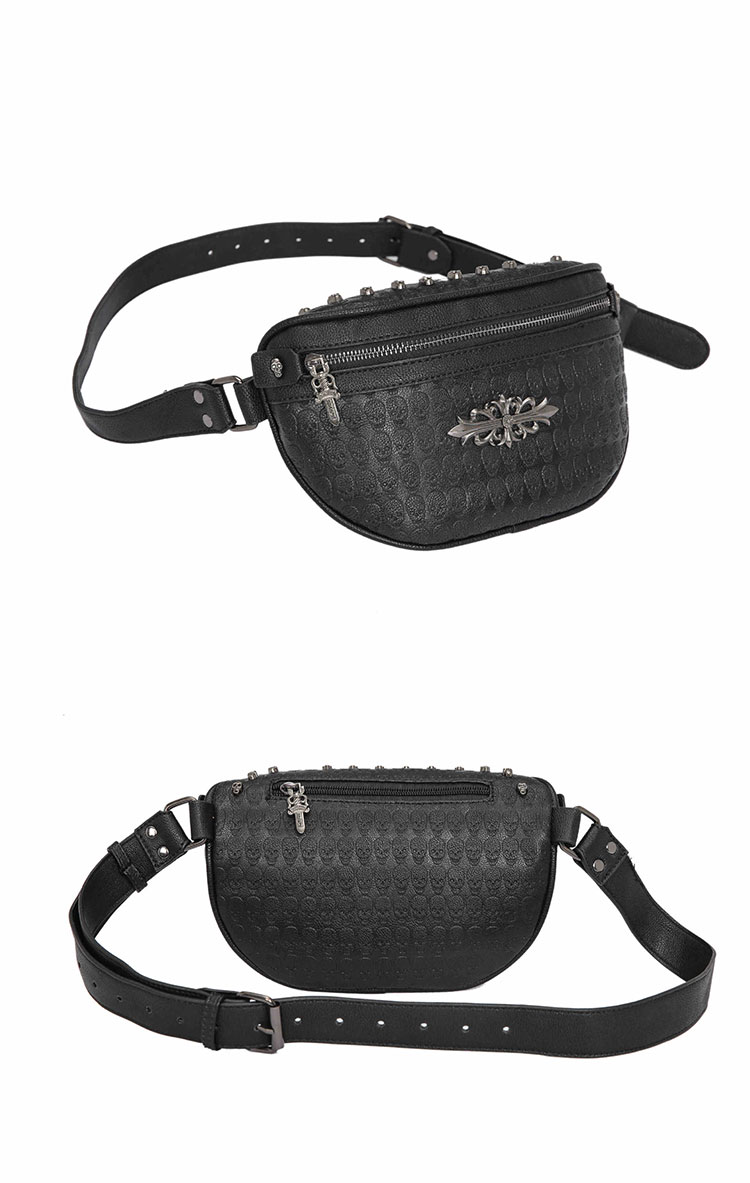 Whatna ミニショルダーバッグ メンズ ポシェット ショルダーミニポーチ 革 軽量 小型 小さめメッセンジャーバッグ斜め掛け 軽量 実用 自転車 かばん男性用 黒 (YH2017)-1