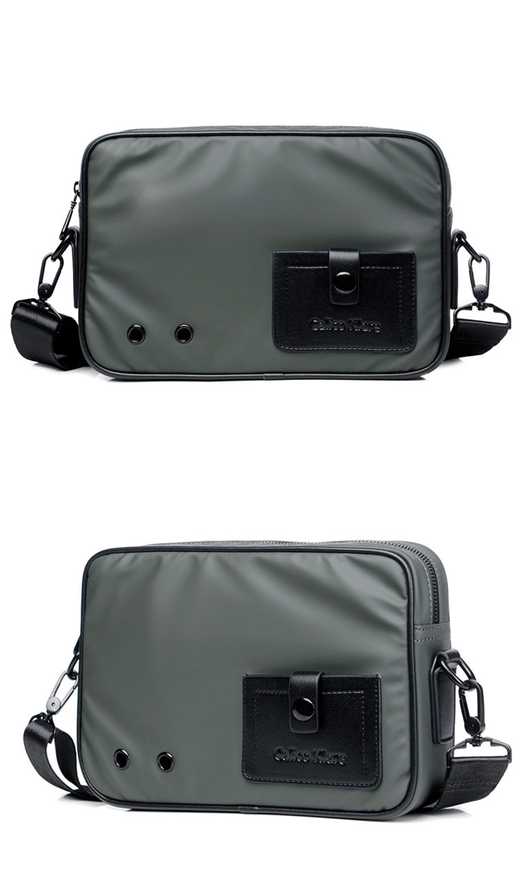 Whatna ショルダーバッグ メンズ 3way 斜め掛け 胸バッグ セカンドバッグ ショルダーベルト ハンドストラップ付Ipad mini収納可 横型 小さめ メッセンジャーバッグ 通学 通勤 肩掛けバッグ 結婚式 冠婚葬祭 バッグ 自転車かばん 2008-1