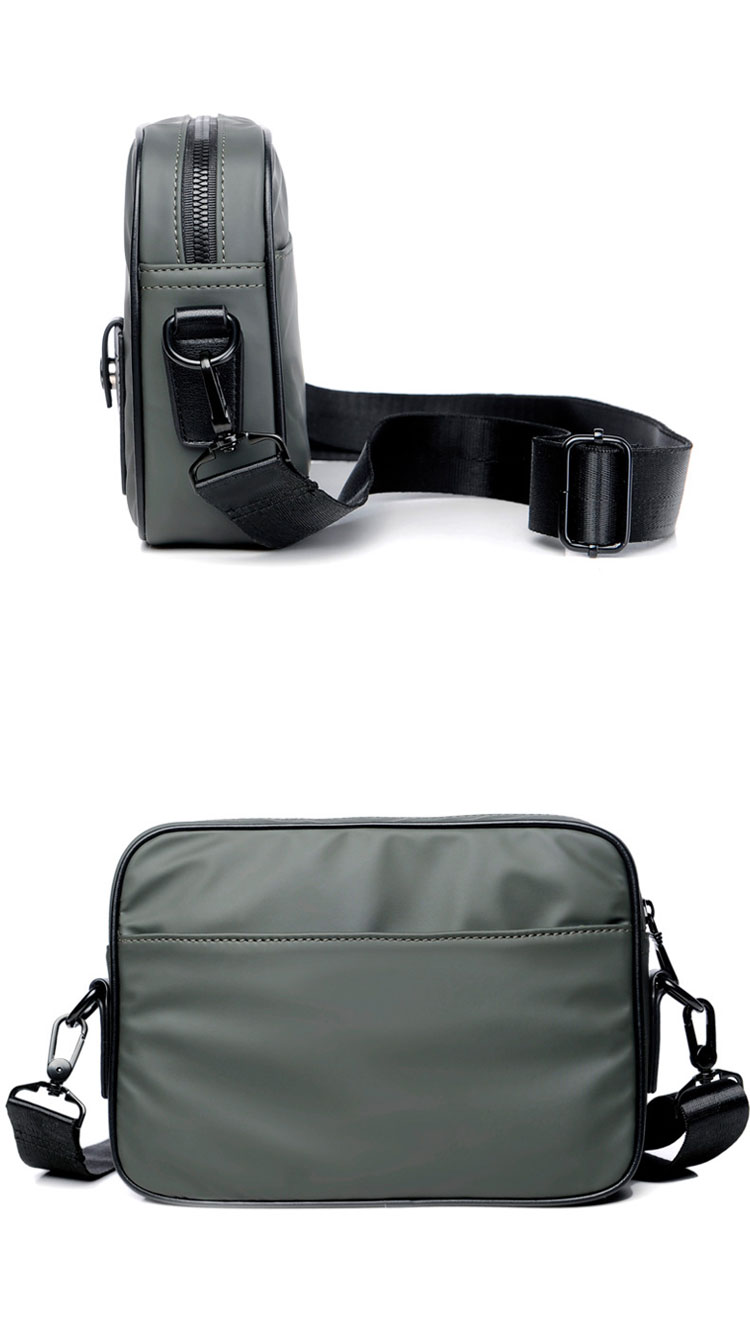 Whatna ショルダーバッグ メンズ 3way 斜め掛け 胸バッグ セカンドバッグ ショルダーベルト ハンドストラップ付Ipad mini収納可 横型 小さめ メッセンジャーバッグ 通学 通勤 肩掛けバッグ 結婚式 冠婚葬祭 バッグ 自転車かばん 2008-2