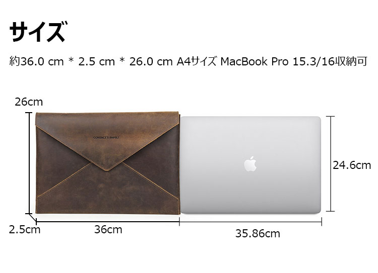 Whatna 天然 牛革 セカンドバッグ メンズ クラッチ バッグ ファイルバッグ 封筒袋 A4サイズ MacBook Pro 16収納 本革 結婚式 披露宴 バッグ カジュアルフォーマル ビジネス 冠婚葬祭 バッグ 男性用 紳士用 ブラウンCF2027-1
