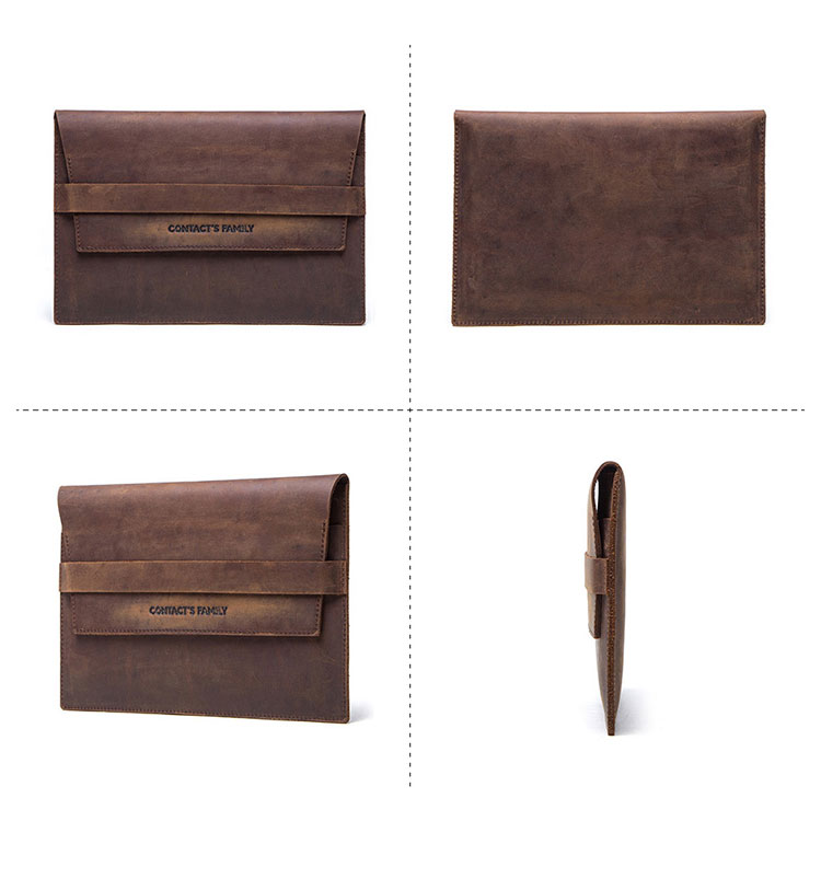 Whatna 天然 牛革 セカンドバッグ メンズ クラッチ バッグ  iPad Mini収納可 本革 結婚式 披露宴 バッグ カジュアルフォーマル ビジネス 冠婚葬祭 バッグ 男性用 紳士用 ブラウンCF2005-2