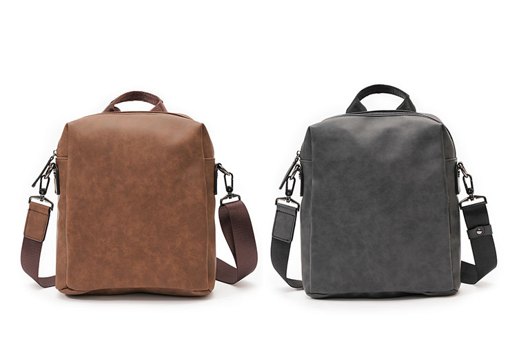 Whatna 革 ミニ ショルダーバッグ メンズ ポシェット2way 斜め掛け ポーチ 手提げバッグ セカンドバッグ A4 Ipad 10.5収納 可厚手 レザー 横型 通学 通勤 肩掛けミニ バッグ 自転車かばん プレゼント男性 黒-1