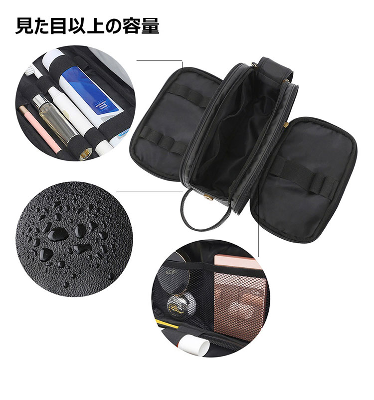 Whatna 革 ミニセカンドバッグ メンズ バッグ クラッチ バッグ 小さい 化粧かば レザー 結婚式 バッグ フォーマル ビジネス 冠婚葬祭 バッグ ポーチ 男性用 紳士用 (KS035)-3