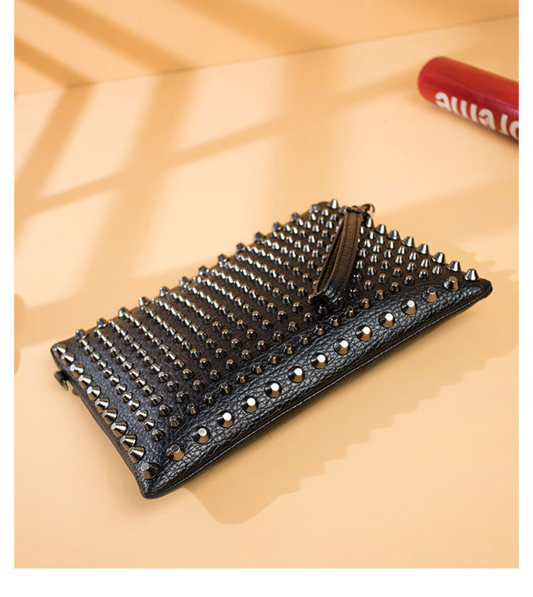 Whatna 2WAY 革 セカンド バッグ メンズ バッグ [クラッチ ショルダー 肩掛け 結婚式 バッグ] A4  9.7インチのipad収納可 手持ちバッグ ビジネス カジュアル フォーマル 冠婚葬祭 紳士用 男性用 黒（C013#）-4