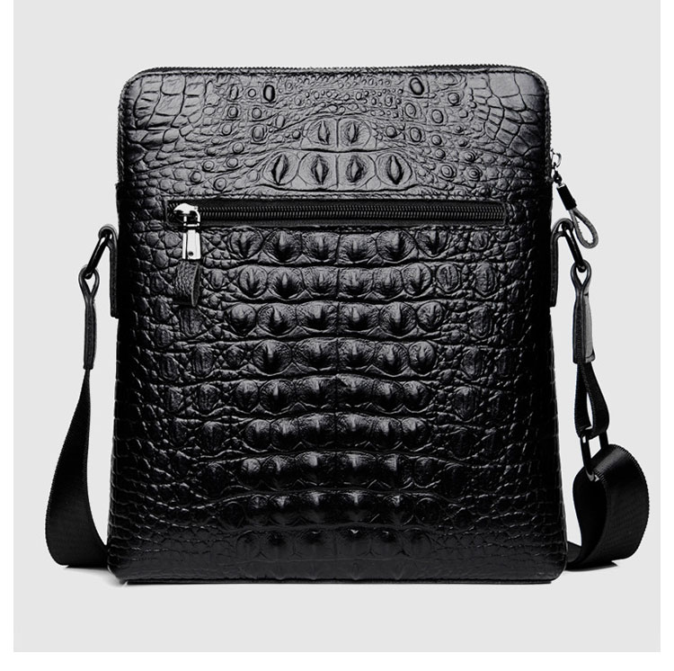 Whatna ショルダーバッグ メンズ メッセンジャーバッグ小さめ ビジネスバッグ ipad10.5収納可縦型 本革 通勤 通学 斜めがけバッグ オシャレ な シンプル な 軽量 実用 自転車 かばん男性用 ブラウン 黒（8462）-4