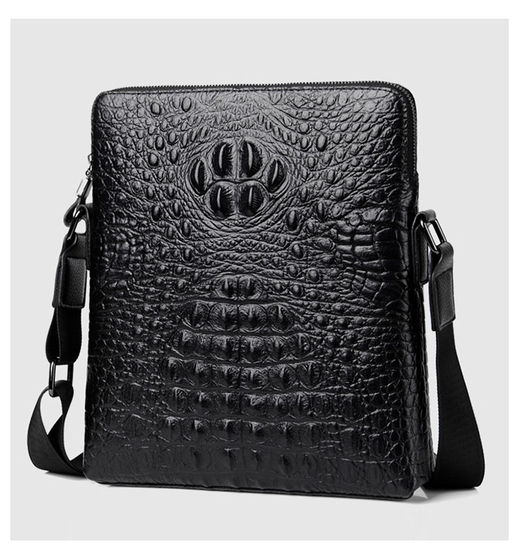 Whatna ショルダーバッグ メンズ メッセンジャーバッグ小さめ ビジネスバッグ ipad10.5収納可縦型 本革 通勤 通学 斜めがけバッグ オシャレ な シンプル な 軽量 実用 自転車 かばん男性用 ブラウン 黒（8462）-2