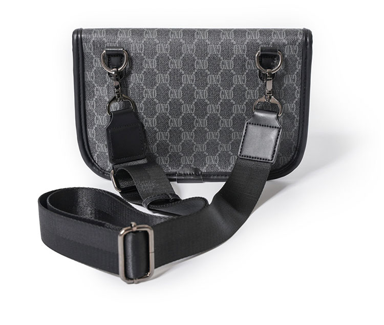 Whatna 2way ニショルダーバッグ メンズ セカンド バッグ 本革 小 横型 ハンドストラップ ショルダーベルト付属 クラッチ 肩掛け 結婚式 バッグ ビジネス フォーマル 冠婚葬祭 バッグ 紳士用 男性用 黒-3