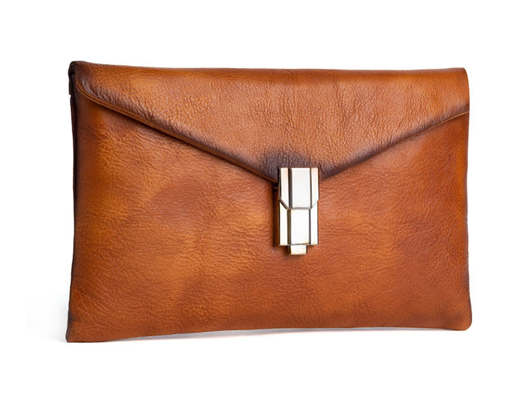 Whatna 2way アンティーク風合い鞣し天 然 牛革 セカンドバッグ メンズ クラッチ バッグ小きめ B5収納 イタリア 厚 手本 革 防水 耐磨耗 結婚式 披露宴 バッグ カジュアルフォーマル ビジネス 冠婚葬祭 バッグ 男性用 紳士用 ブラウン31067-2