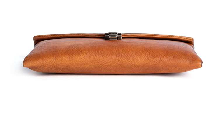 Whatna 2way アンティーク風合い鞣し天 然 牛革 セカンドバッグ メンズ クラッチ バッグ小きめ B5収納 イタリア 厚 手本 革 防水 耐磨耗 結婚式 披露宴 バッグ カジュアルフォーマル ビジネス 冠婚葬祭 バッグ 男性用 紳士用 ブラウン31067-5