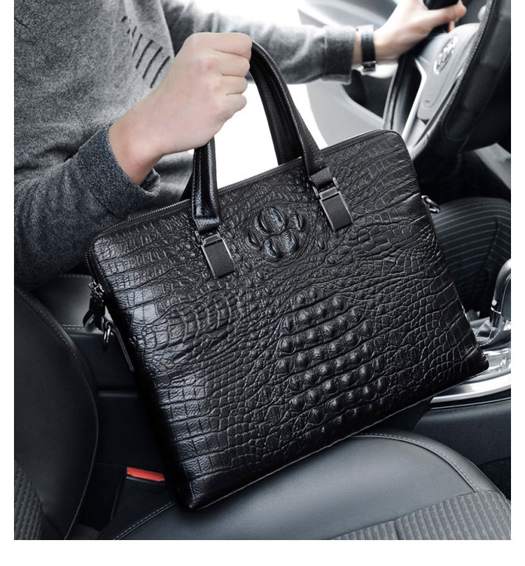 Whatna 牛革 ビジネス バッグメンズ 2way ショルダー 手提げ 本革 2室仕切 横型 ブリーフケース 14インチPC対応 旅行 出張 通勤 通学 就活 面接 バッグ かばん 男性用 XN01-10