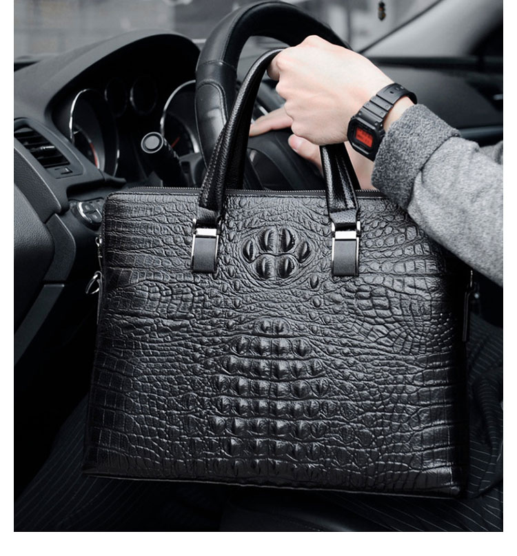 Whatna 牛革 ビジネス バッグメンズ 2way ショルダー 手提げ 本革 2室仕切 横型 ブリーフケース 14インチPC対応 旅行 出張 通勤 通学 就活 面接 バッグ かばん 男性用 XN01-11