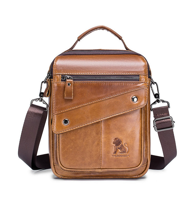 Whatna  ショルダーバッグ メンズ ポシェットポお財布 2way 斜め掛け ポーチ 手提げバッグ セカンドバッグ 4枚カード Ipad Mini収納可 型 通学 通勤 肩掛けミニ バッグ 自転車かばん プレゼント男性-2