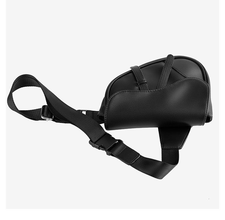 Whatna ミニショルダーバッグ メンズ レディース 2way 斜め掛け ボディーバッグ 胸バッグ 厚手 レザー  小さめ メッセンジャーバッグ 通学 通勤バッグ 軽量 実用 自転車かばん プレゼント男性 女性-6