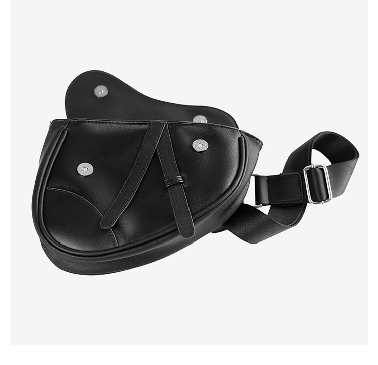 Whatna ミニショルダーバッグ メンズ レディース 2way 斜め掛け ボディーバッグ 胸バッグ 厚手 レザー  小さめ メッセンジャーバッグ 通学 通勤バッグ 軽量 実用 自転車かばん プレゼント男性 女性-9