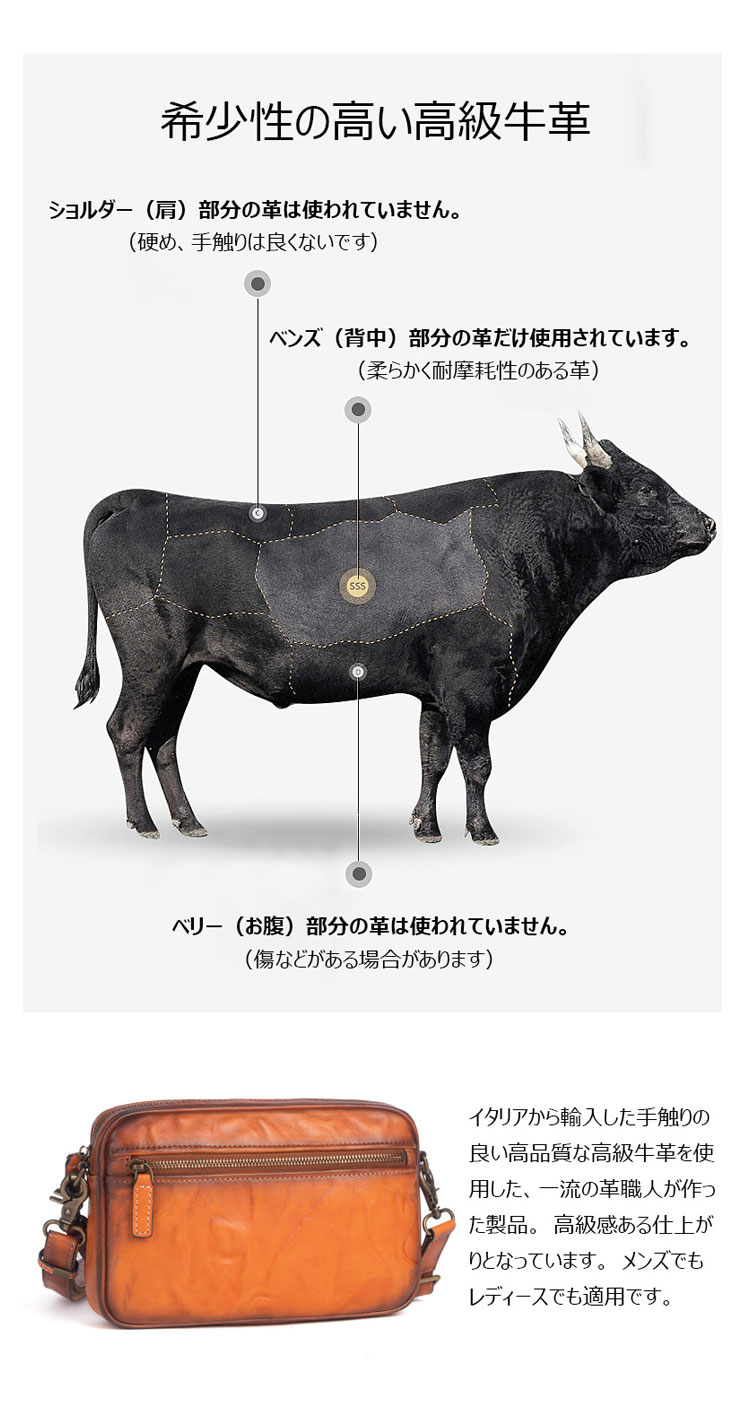 Whatna 2way 天然 牛革ミニ セカンド バッグ メンズ ニショルダーバッグ ポシェット 本革厚手レザー 小 横型 ショルダーベルト付  ハンドストラップ付 クラッチ 肩掛け 結婚式 バッグ ビジネス フォーマル 冠婚葬祭 バッグ-10