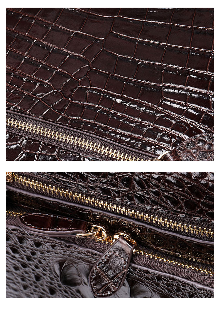 Whatna クロコダイル型押し牛革ショルダーバッグ メンズ 2way 斜め掛け 手提げバッグ ポシェットポお財布4枚カード収納 縦型 小さめ メッセンジャーバッグ 通学 通勤 肩掛けバッグ 自転車かばん プレゼント男-6