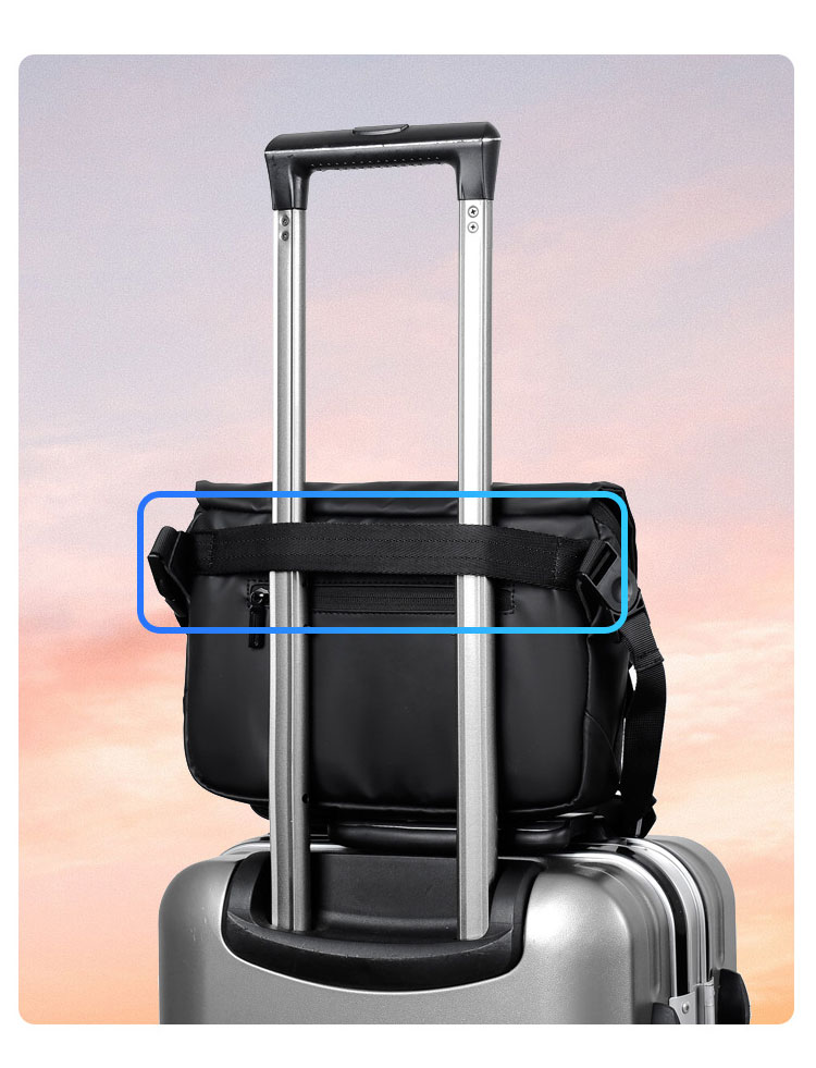 Whatna ショルダーバッグ メンズ 2way 斜め掛け 胸バッグ メッセンジャーバッ 2本入ペンホルダー付 Ipad 10.5収納可 横型 小さめグ 通学 通勤 肩掛けバッグ 結婚式 冠婚葬祭 バッグ 自転車かばん 026-8