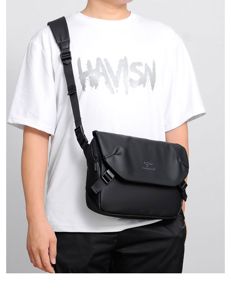 Whatna ショルダーバッグ メンズ 2way 斜め掛け 胸バッグ メッセンジャーバッ 2本入ペンホルダー付 Ipad 10.5収納可 横型 小さめグ 通学 通勤 肩掛けバッグ 結婚式 冠婚葬祭 バッグ 自転車かばん 026-11