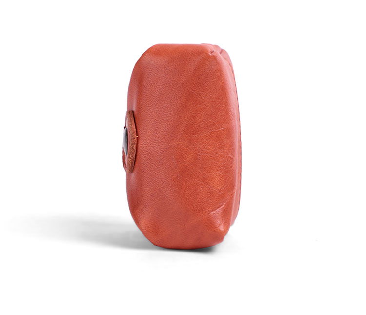 Whatna 天然 厚 手 牛革 小銭入れ コインケース メンズ レディースミニジュエリーボック イヤホン収納ケース 本 革 防 水 お家はもちろん、旅行、出張持ち運び便利なK088-2