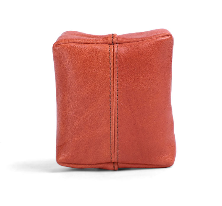 Whatna 天然 厚 手 牛革 小銭入れ コインケース メンズ レディースミニジュエリーボック イヤホン収納ケース 本 革 防 水 お家はもちろん、旅行、出張持ち運び便利なK088-3