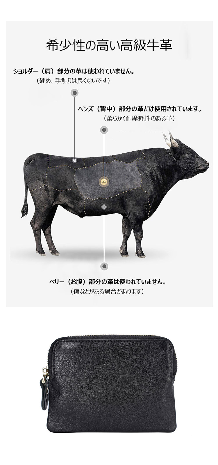 Whatna 鞣し革 牛革 小銭入れ  メンズ レディース キーケース イヤホン収納ケース 本 革 防 水 お家はもちろん、旅行、出張持ち運び便利な 9111-9