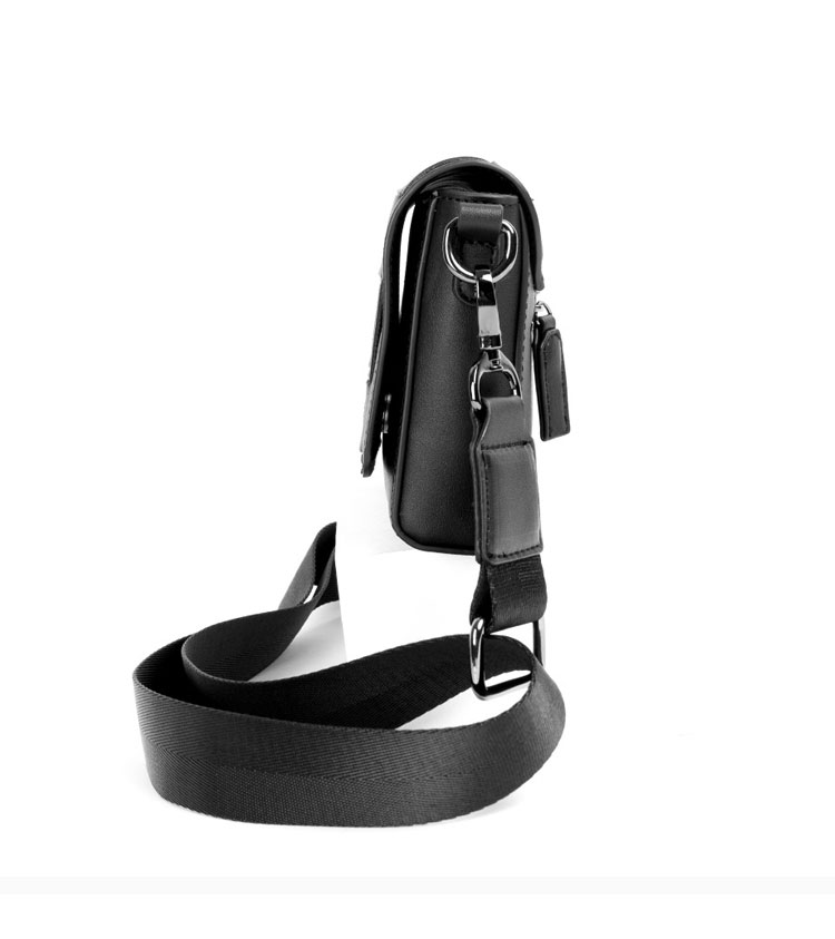 Whatna 2way 手作り編み込み pu革 ミニ セカンド バッグ メンズ ミニ ショルダーバッグ 横型 ショルダーベルト付 ハンドストラップ付 クラッチ 肩掛け 結婚式 バッグ ビジネス フォーマル 冠婚葬祭 バッグ紳士用 男性用-2