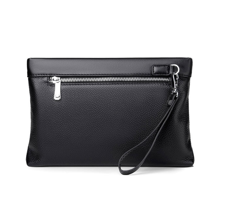 Whatna 2way 天然 牛革 セカンドバッグ メンズ バッグ クラッチ バッグ 本革 厚手 レザー B5カード8 枚収納可 小銭入れ 札入れ手持ちバッグ 結婚式 バッグ フォーマル ビジネス 冠婚葬祭 バッグ 男性用 紳士用 黒 G6660-3