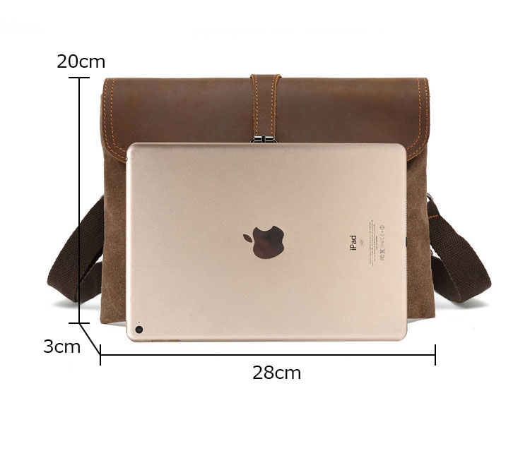 Whatna 厚手 帆布x天 然 牛革 セカンド バッグ メンズ  3way 斜め掛け 手持げバッグ クラッチ ショルダーバッグ B5本 革 ショルダーベルト付属  ハンドストラップ付 本 革 結婚式 バッグ ビジネス フォーマル 冠婚葬祭 バッグ紳士用 男性用 黒-2