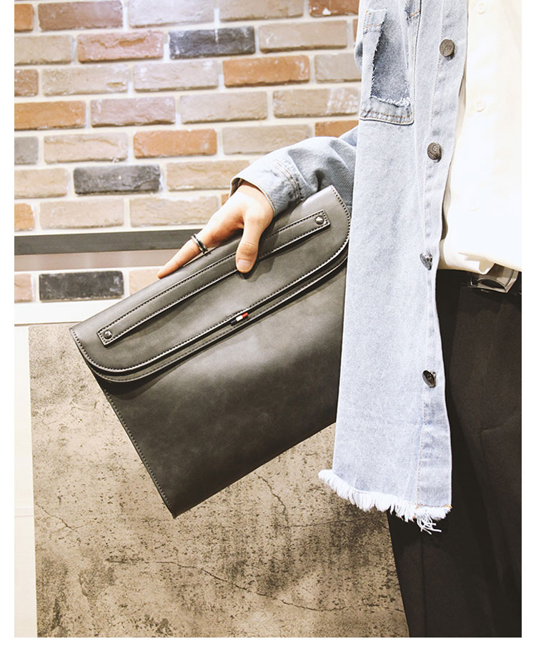 Whatna 革 セカンド バッグ メンズ レディース バッグ ファイルバッグ ブリーフケース 封筒袋 A4 大きめ 13.3インチIpad air収納可 クラッチ 結婚式 バッグ 手持ちバッグ 紳士用 男性用 210603-6