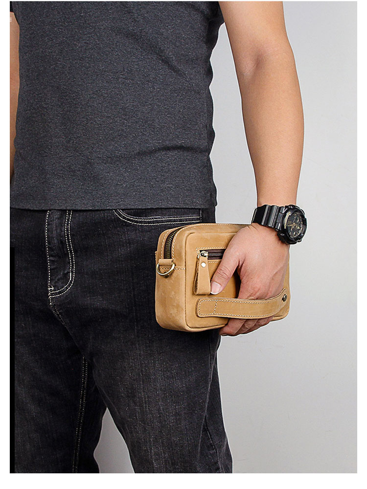 Whatna 3way 天然 牛 革ミニ セカンド バッグ メンズ ニショルダーバッグ ポシェット 本革 厚手レザー 小 横型 ショルダーベルト付 ハンドストラップ付 クラッチ 肩掛け 結婚式 バッグ ビジネス フォーマル 冠婚葬祭 バッグ-10