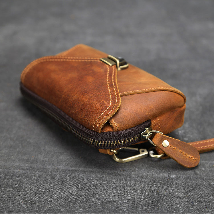 Whatna 天然牛革 2WAYミニセカンド バッグ メンズ バッグ 小さ ウェストポーチ ベルトポーチ  厚手 レザー 本 革 クラッチ 手持ち バッグ ビジネス カジュアル フォーマル 冠婚葬祭 結婚式 バッグ 紳士用 男性用 黒 YB013-3