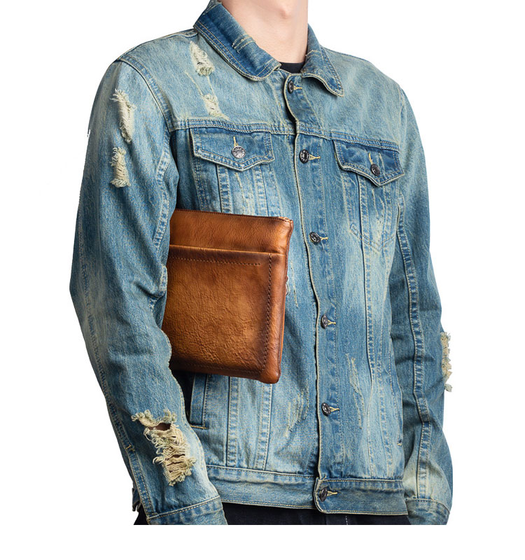 Whatna 2way アンティーク風合い鞣し天 然 牛革 セカンドバッグ メンズ クラッチ バッグ小きめ B5収納 イタリア 厚 手 本 革 ハンドストラップ付 結婚式 披露宴 バッグ カジュアルフォーマル ビジネス 冠婚葬祭 バッグ 男性用 紳士用 ブラウン31145-10