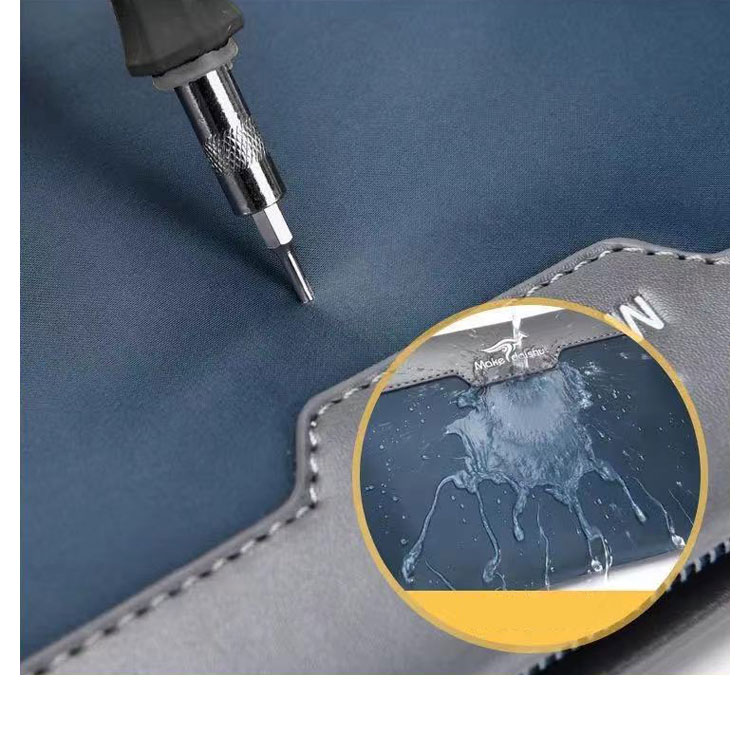 Whatna 2way セカンドバッグ メンズ クラッチ バッグ 小さい ipadMini収納可B5 6枚カード収納 小銭入 革 x防水高密度オックスフォード ビジネス カジュアル フォーマル 冠婚葬祭 結婚式 二次会 披露宴バッグ 紳士用 男性用 M2021-6