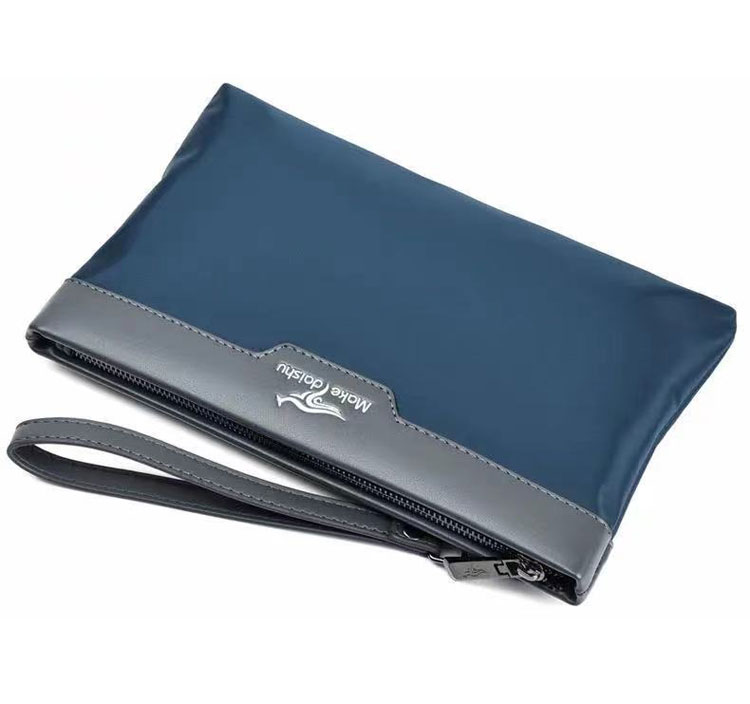 Whatna 2way セカンドバッグ メンズ クラッチ バッグ 小さい ipadMini収納可B5 6枚カード収納 小銭入 革 x防水高密度オックスフォード ビジネス カジュアル フォーマル 冠婚葬祭 結婚式 二次会 披露宴バッグ 紳士用 男性用 M2021-3