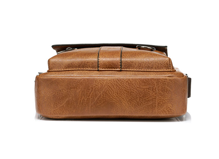 Whatna 革 ショルダーバッグ メンズ 2way 斜め掛け 手提げ バッグ セカンド バッグ Ipad9.7収納可 縦型 小さめ メッセンジャーバッグ 通学 通勤 肩掛け バッグ 自転車かばん プレゼント男性 8632-3